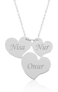 Serra Jewels Zincir Kadın Gümüş Kolye 45 cm