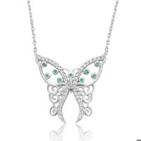 Serra Jewels Beyaz Kararmayan Kalp Forse Zincir Kadın Gümüş Kolye 45 cm
