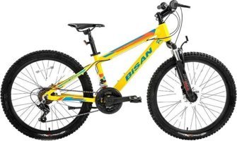 Bisan Kdx 2900 24 Jant 21 Vites Dağ Bisikleti Sarı