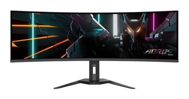 Gigabyte Aorus Co49Dq 144 Hz 0.03 ms 49 inç 2K Kavisli VA HDMI 5120 x 1440 px OLED Oyuncu Monitörü
