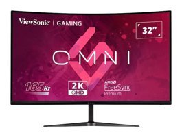Viewsonic Vx3218C 165 Hz 1 ms 23.8 inç FHD Kavisli VA Hoparlörlü HDMI Freesync 1920 x 1080 px LED Oyuncu Monitörü