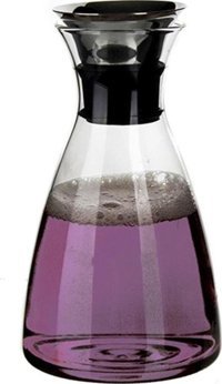 Ultraform Çift Cidarlı Plastik Kapaklı Cam Sürahi 1 lt