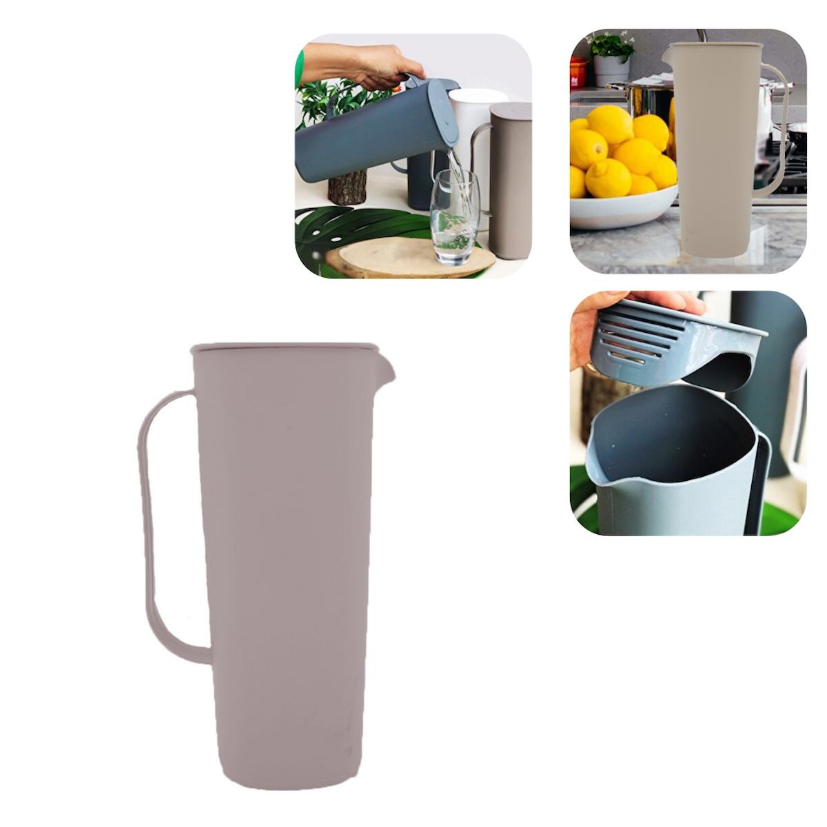 Piev İnci Plastik Sürahi 1.8 lt Pudra