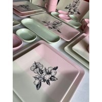 Keramika Colorful Flavors 28 Parça 6 Kişilik Desenli Seramik Kahvaltı Takımı