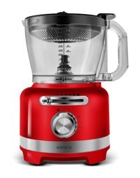 Karaca Multiblend Artisan Retro Doğrayıcı Rendeli Çırpıcı 1000 W Kırmızı Mutfak Robotu