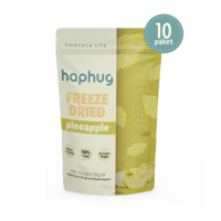 Haphug Organik Şekersiz Çekirdeksiz Ananas 10x25 gr