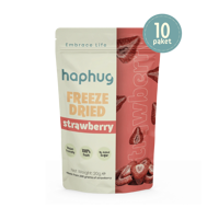Haphug Organik Şekersiz Çekirdeksiz Çilek 10x20 gr