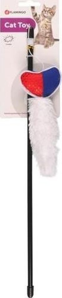 Flamingo Soccer Hareketli Peluş Tüylü Yakalama Yavru-Yetişkin Kalpli Kedi Oyuncağı