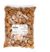 Datçam Tuzsuz Çiğ Tane Badem Kabuklu 1 kg