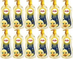 Dalin Bebek Saç ve Vücut Şampuanı 700ML Rahat ve Mutlu Pompalı (12 Li Set)