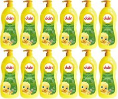 Dalin Bebek Saç & Vücut Şampuanı 700ML Nem ve Koruma Avakado Özlü (Pompalı) (12 Li Set)