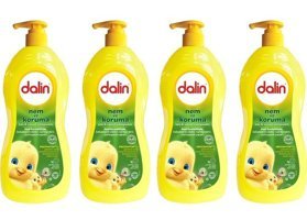 Dalin Nem &amp; Koruma Saç Ve Vücut Şampuanı 700 ml X 4 Adet