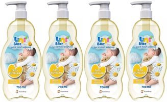 Uni Baby Bebek Şampuanı 700ML Tatlı Rüyalar (Pompalı) (4 Lü Set)