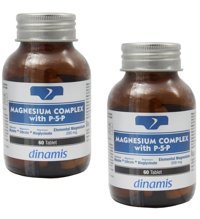 Dinamis Magnesium Complex Aromasız Yetişkin Vitamin 2x60 Adet Tablet