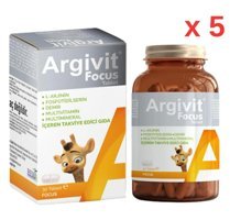 Argivit Focus Çocuk Vitamin 5x30 Adet Tablet