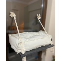 Jaspet Vantuzlu Vantuzlu Tek Fonksiyonlu 35x50 cm Cama Yapışan Kedi Yatağı Siyah