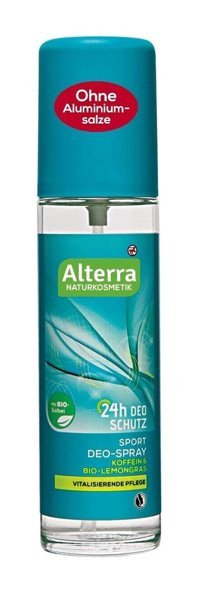 Alterra Limon Otu Ve Kafein Pudrasız Organik Sprey Unisex Deodorant 75 ml