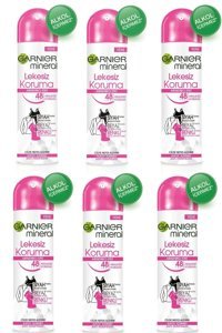 Garnier Pudrasız Ter Önleyici Antiperspirant Sprey Kadın Deodorant 6x150 ml
