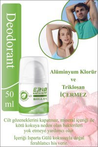 Erin Natural Pudrasız Organik Roll-On Unisex Deodorant 50 ml