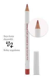 Impala No:106 Suya Dayanıklı İnce Kalıcı Mat Dudak Kalemi Pembe