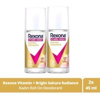 Rexona Sakura Radiance Pudrasız Antiperspirant Roll-On Kadın Deodorant 90 ml