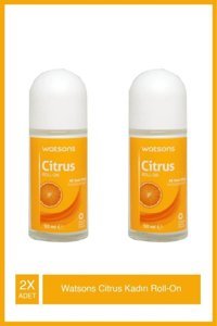 Watsons Citrus Pudrasız Ter Önleyici Antiperspirant Roll-On Kadın Deodorant 2x50 ml