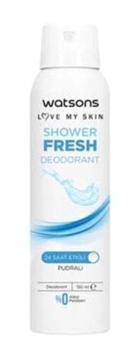 Watsons Shower Fresh Pudralı Sprey Unisex Deodorant 150 ml