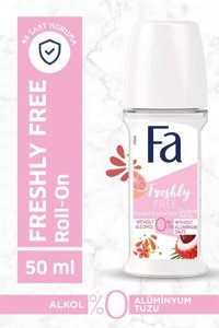 Fa Freshly Free Pudrasız Ter Önleyici Antiperspirant Roll-On Kadın Deodorant 50 ml