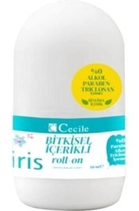 Cecile İris Pudrasız Organik Roll-On Kadın Deodorant 50 ml