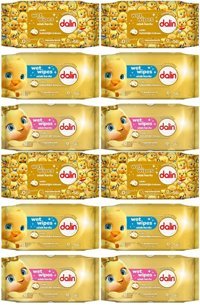 Dalin 15 Yaprak 12'li Paket Islak Mendil