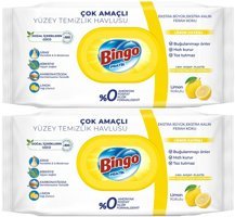 Bingo Antibakteriyel 96 Yaprak 2'li Paket Islak Mendil