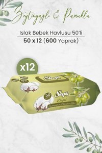 Sleepy 600 Yaprak 12'li Paket Islak Mendil