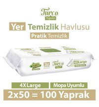 Turco 50 Yaprak 2'li Paket Islak Mendil