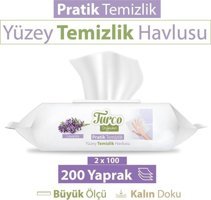 Turco 100 Yaprak 2'li Paket Islak Mendil