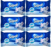 Selpak 10 Yaprak 6'lı Paket Islak Mendil