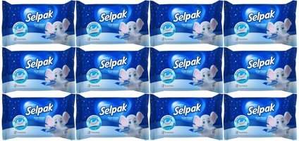 Selpak 10 Yaprak 12'li Paket Islak Mendil