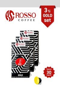 Rosso Coffee Gold 30'lu Espresso Kapsül Kahve