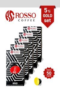 Rosso Coffee Gold 50'li Espresso Kapsül Kahve