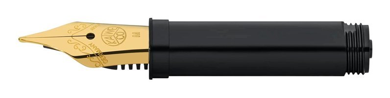 Kaweco 10001026 Pistonlu Metal Doldurulabilir Altın Kaplama M Siyah Dolma Kalem