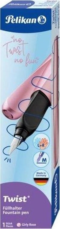 Pelikan P457 Pistonlu Metal Doldurulabilir M Pembe Dolma Kalem