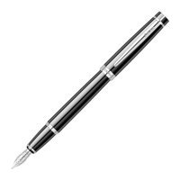 Scrikss 38 Pistonlu Metal Doldurulabilir F Siyah Dolma Kalem