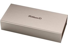 Pelikan Special Edition Souveran Serisi M400 Pistonlu Altın Kaplama M Beyaz-Şeffaf Dolma Kalem