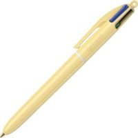 Bic Pastel Sarı 4 Renkli Çok Renkli Tekli Tükenmez Kalem