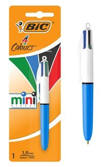 Bic 4 Colours Mini Plastik 4 Renkli 1.0 mm Çok Renkli Mini Tekli Tükenmez Kalem
