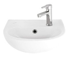 Creavit Tp136 Klasik Tekli 35 cm Seramik Seramik Oval Lavabo Beyaz