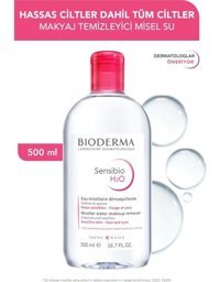 Bioderma Sensibio C Vitaminli Tüm Ciltler Su Bazlı Yüz ve Makyaj Temizleme Suyu 500 ml