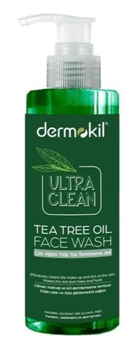 Dermokil Ultra Clean C Vitaminli Alkolsüz Tüm Ciltler Yağ Bazlı Yüz Temizleme Jeli 300 ml