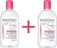 Bioderma Sensıbıo H2O C Vitaminli Hassas ve Normal Ciltler Yağ Bazlı Yüz Temizleme Suyu 2x500 ml