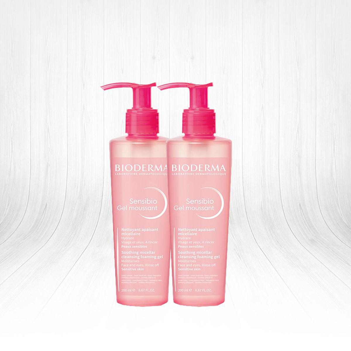 Bioderma Sensibio Foaming C Vitaminli Hassas Ciltler Su Bazlı Yüz Temizleme Jeli 2x200 ml