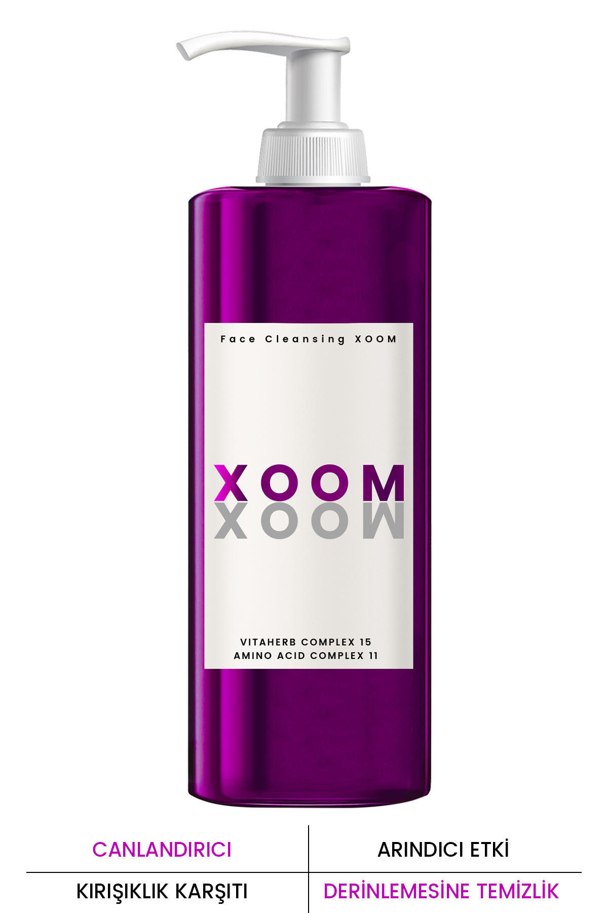 Procsin Xoom 3 in 1 C Vitaminli Tüm Ciltler Yağ Bazlı Yüz Bakım ve Temizleme Xoomu 150 ml